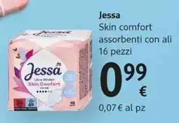 dm drogerie markt Jessa Skin comfort assorbenti con ali offerta
