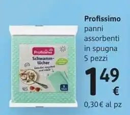 dm drogerie markt Profissimo panni assorbenti in spugna offerta