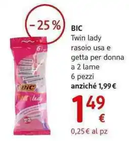 dm drogerie markt BIC Twin lady rasoio usa e getta per donna a 2 lame offerta