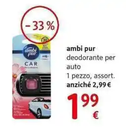 dm drogerie markt ambi pur deodorante per auto offerta