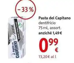 dm drogerie markt Pasta del Capitano dentifricio offerta