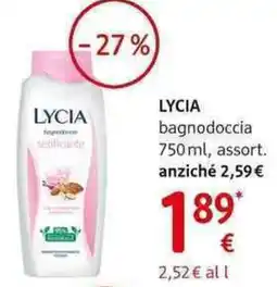dm drogerie markt LYCIA bagnodoccia offerta
