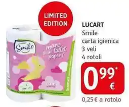 dm drogerie markt LUCART Smile carta igienica offerta