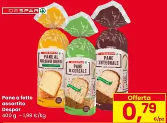 Despar Pane a fette Despar offerta