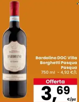 Despar Bardolino DOC Villa Borghetti Pasqua Pasqua offerta