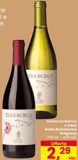 Despar Terracrua bianco o rosso Beato Bartolomeo Breganze offerta