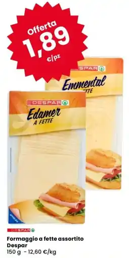 Despar Formaggio a fette Despar offerta