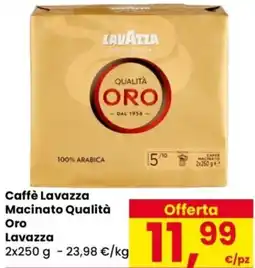 Despar Caffè Lavazza Macinato Qualità Oro Lavazza offerta