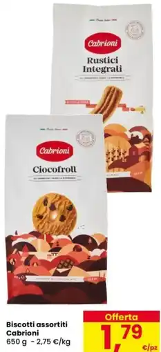Despar Biscotti Cabrioni offerta