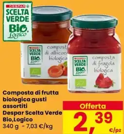 Despar Composta di frutta biologica Despar Scelta Verde Bio,Logico offerta