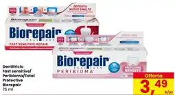 Despar Dentifricio Fast sensitive/ Peribioma/Total Protective Biorepair offerta