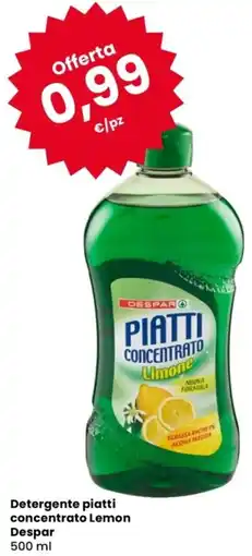 Despar Detergente piatti concentrato Lemon Despar offerta