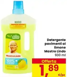 Despar Detergente pavimenti al limone Mastro Lindo offerta
