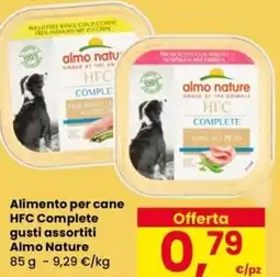 Despar Alimento per cane HFC Complete Almo Nature offerta