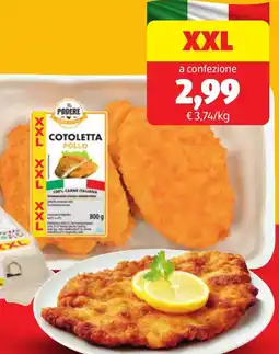 ALDI Il podere cotolette di pollo xxl offerta