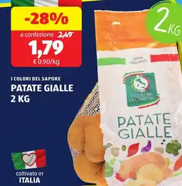 ALDI I colori del sapore patate gialle offerta