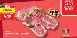 ALDI Il podere coppa di suino con osso offerta