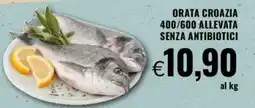 Famila Orata croazia 400/600 allevata senza antibiotici offerta