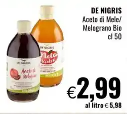 Famila DE NIGRIS Aceto di Mele/ Melograno Bio offerta