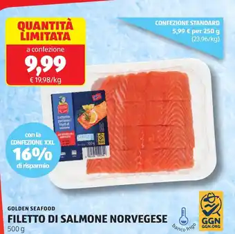 Golden seafood filetto di salmone norvegese