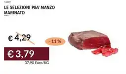 Prezzemolo e Vitale Le selezioni p&v manzo marinato offerta
