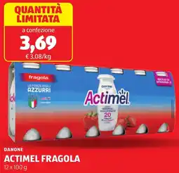 ALDI Danone actimel fragola offerta
