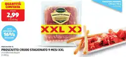ALDI Freschi per te prosciutto crudo stagionato 9 mesi xxl offerta