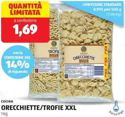 ALDI Cucina orecchiette/trofie xxl offerta