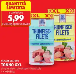 ALDI Almare seafood tonno xxl offerta