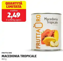 ALDI Frutta oro macedonia tropicale offerta