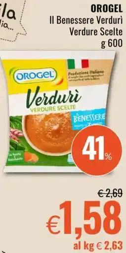 Famila OROGEL Il Benessere Verdurì Verdure Scelte offerta