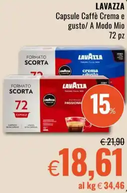 Famila LAVAZZA Capsule Caffè Crema e gusto/A Modo Mio offerta