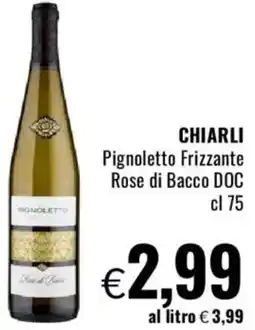 Famila CHIARLI Pignoletto Frizzante Rose di Bacco DOC offerta