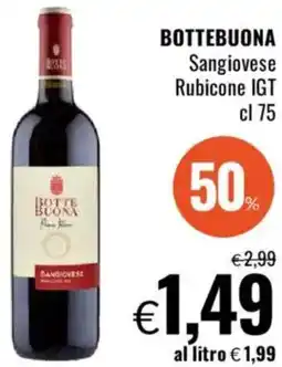 Famila BOTTEBUONA Sangiovese Rubicone IGT offerta