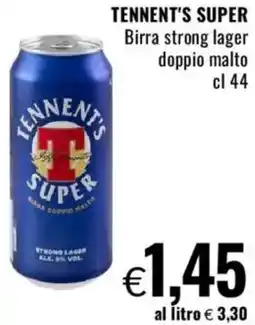 Famila TENNENT'S SUPER Birra strong lager doppio malto offerta