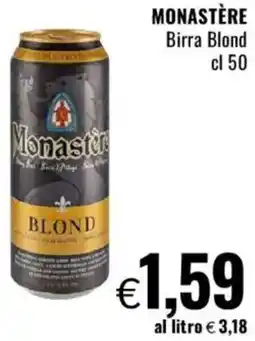Famila MONASTÈRE Birra Blond offerta