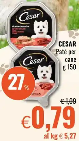 Famila CESAR Patè per cane offerta