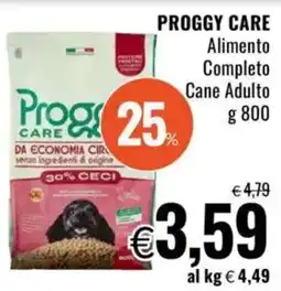 Famila PROGGY CARE Alimento Completo Cane Adulto offerta