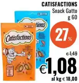 Famila CATISFACTIONS Snack Gatto offerta