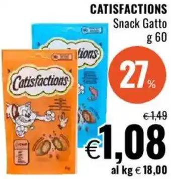 Famila CATISFACTIONS Snack Gatto offerta