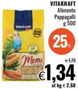 Famila VITAKRAFT Alimento Pappagalli offerta