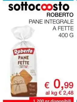 Coop ROBERTO PANE INTEGRALE A FETTE offerta