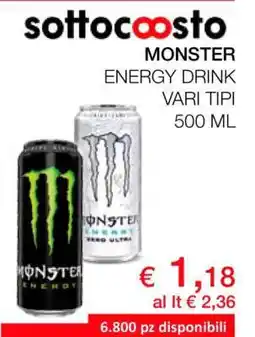 Coop MONSTER Energy Drink offerta
