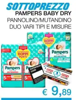 Coop Pampers Baby Dry offerta
