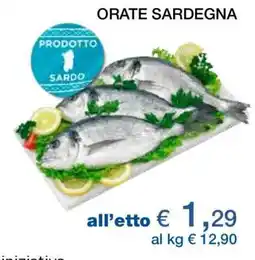 Coop ORATE SARDEGNA offerta