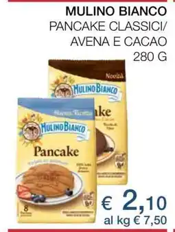 Coop MULINO BIANCO Pancake Classici/Avena e Cacao offerta