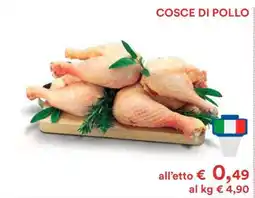 Coop Cosce di pollo offerta