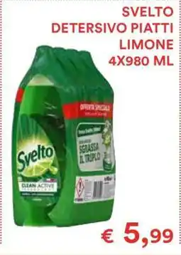 Coop Svelto Detergente Piatti Limone offerta