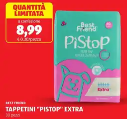 ALDI BEST FRIEND Tappetini "pistop" extra 30 pezzi offerta