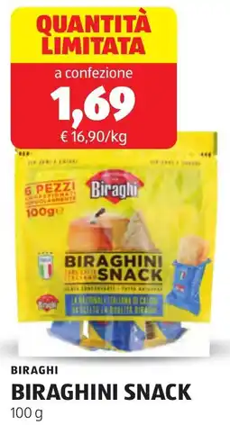 ALDI Biraghi biraghini snack offerta